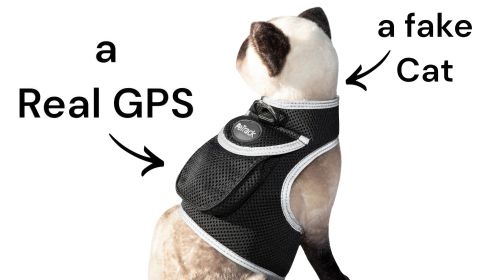 High Quality GSM GPS Pet Locator Waterproof Cat Tracker Collar Mounted Size:L